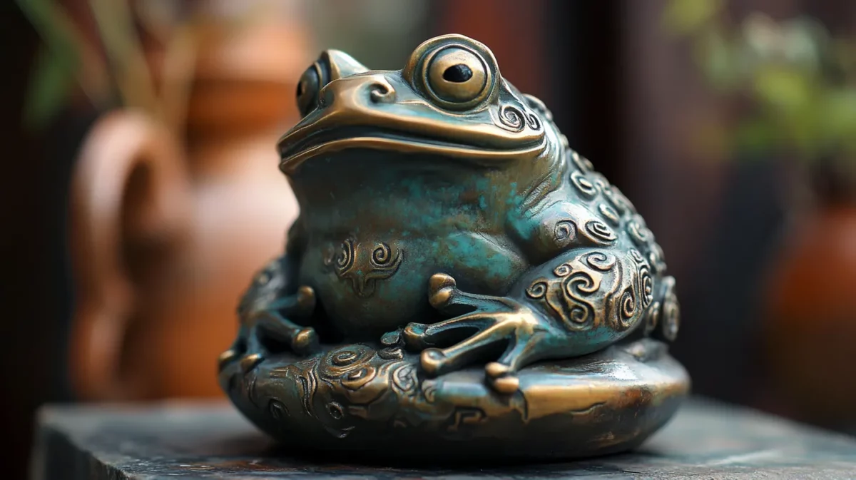 placement of feng shui frog