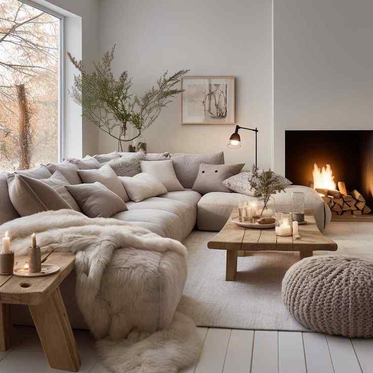 Scandinavian Simplicity living room interior design