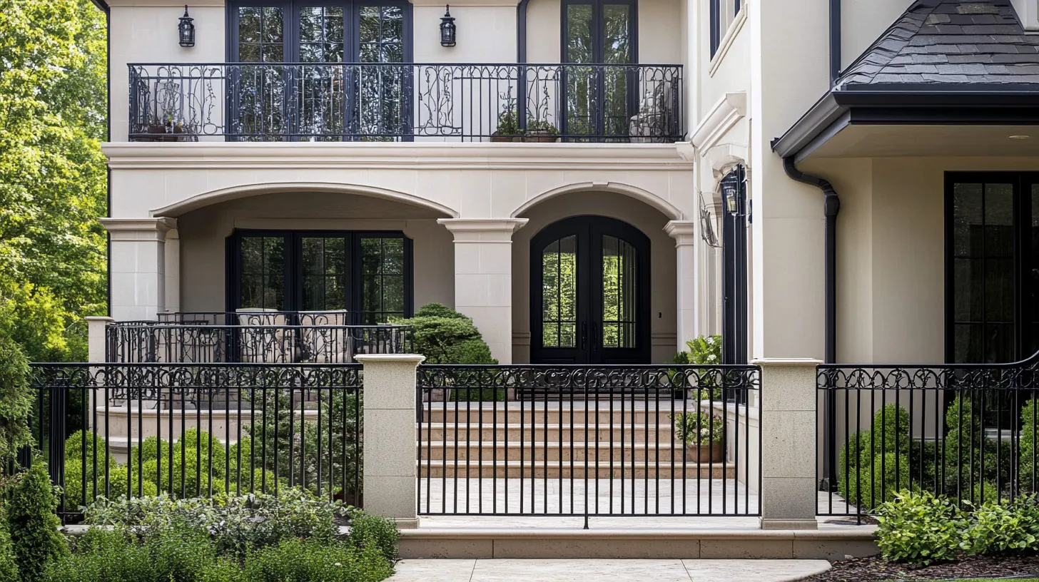 vertical railing design