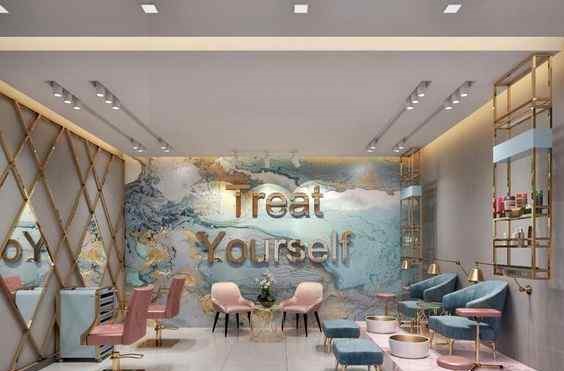 personal touches low budget beauty salon interior design india