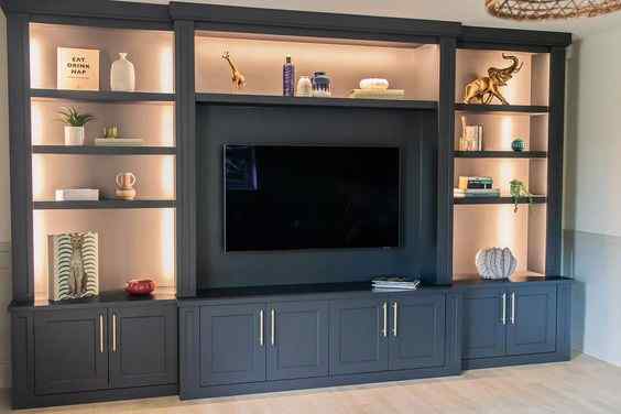 Modern Built in TV Wall Unit Designs:12 Designs for Your Home