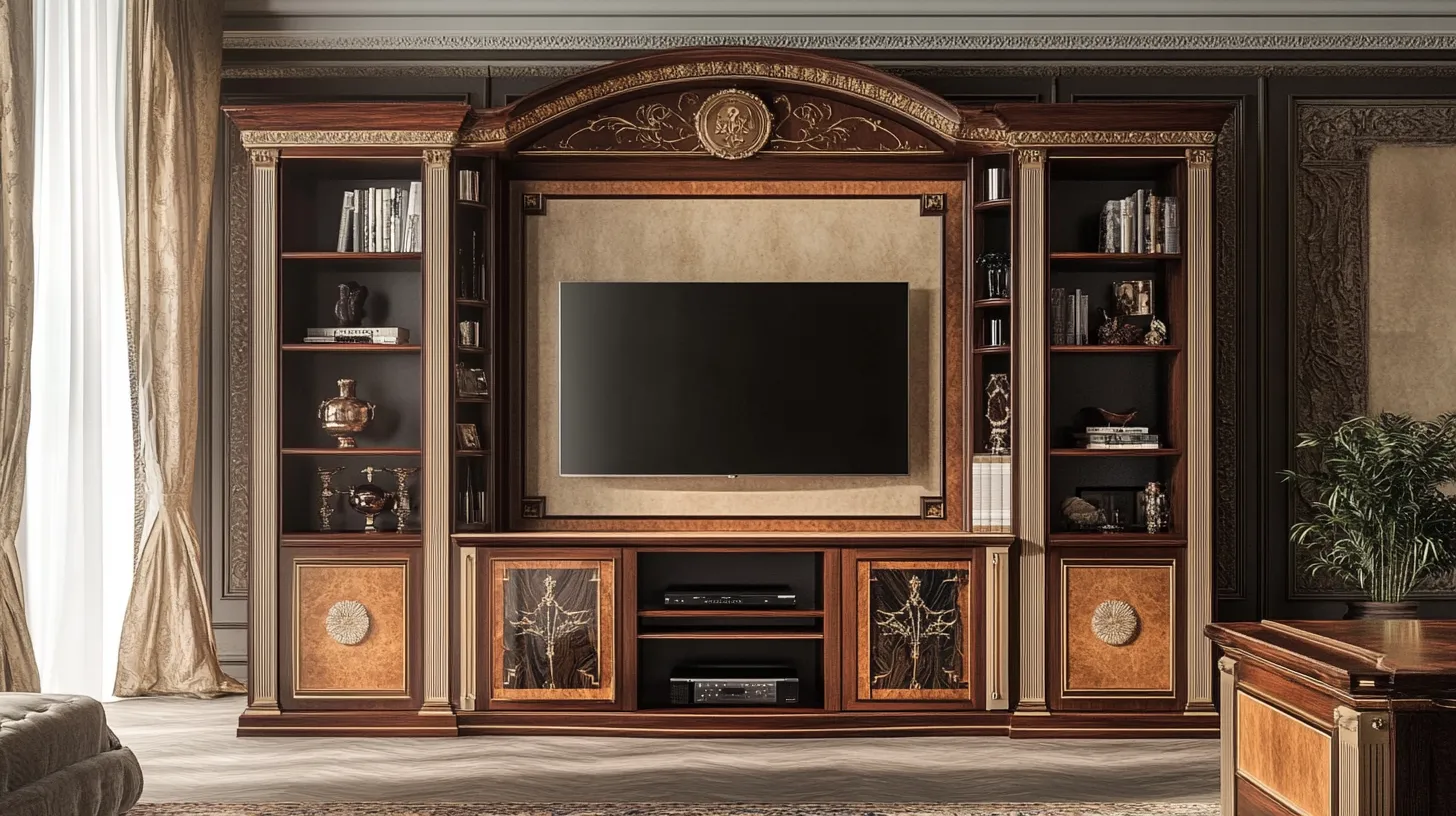 classic cabinet design tv unit for bedroom