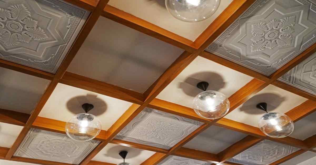 combination wooden false ceiling design