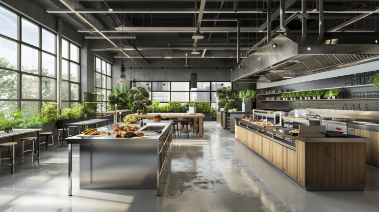 Commercial Modular and Flexible Kitchen Design