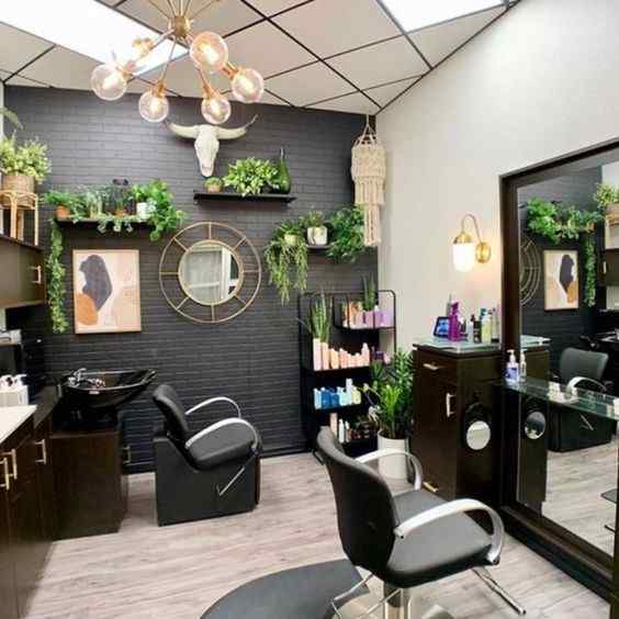 diy art small salon interior design