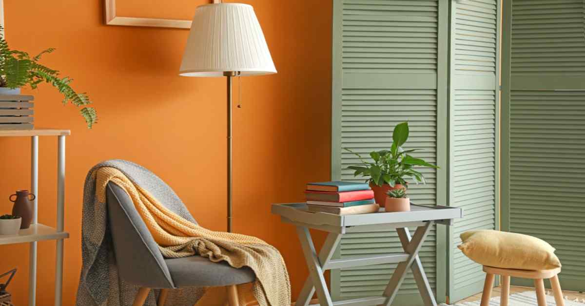 earthy olive and terracotta colour combination in india