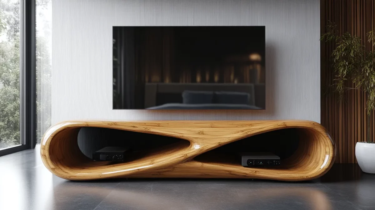 eco friendly tv unit design for bedroom