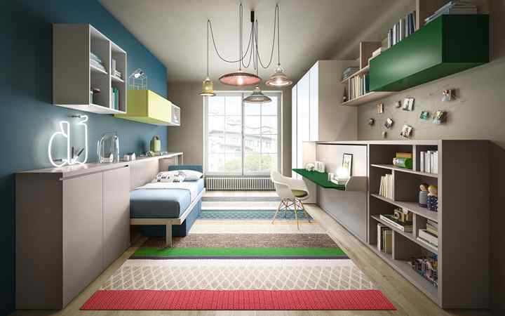 flexible furniture arrangements for kids room