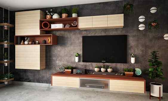 floating tv unit design