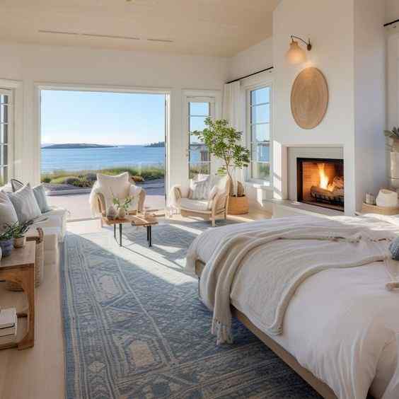 interior design beach style for bedroom