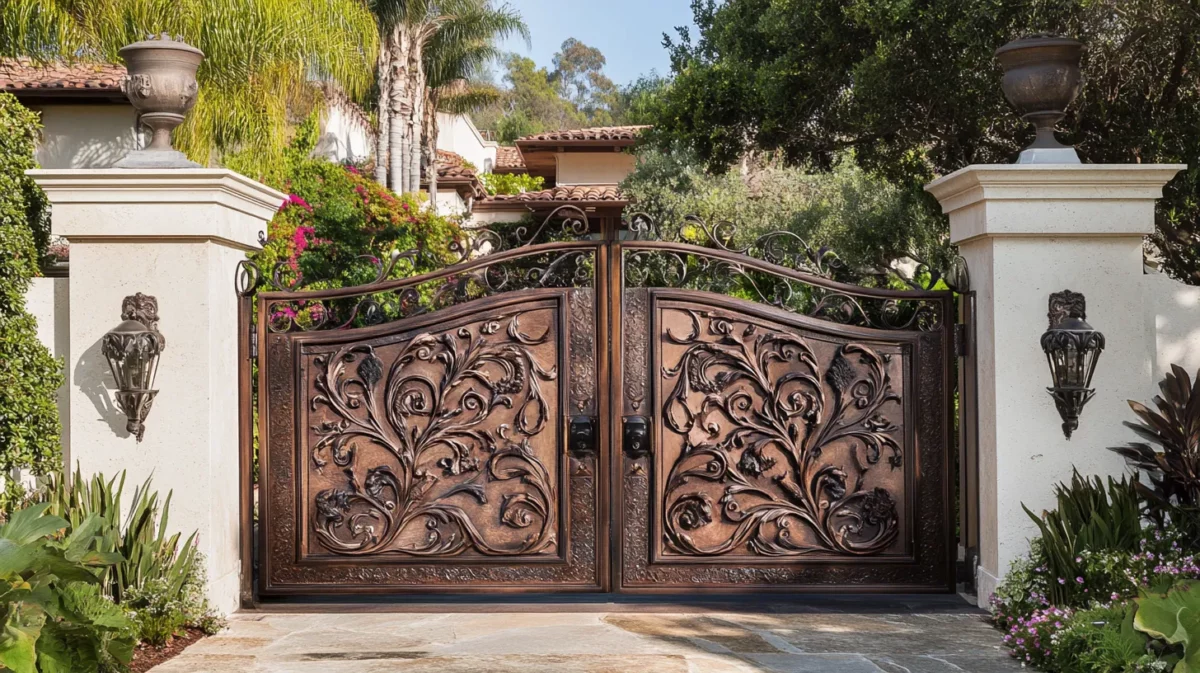 iron gate design with custom creations