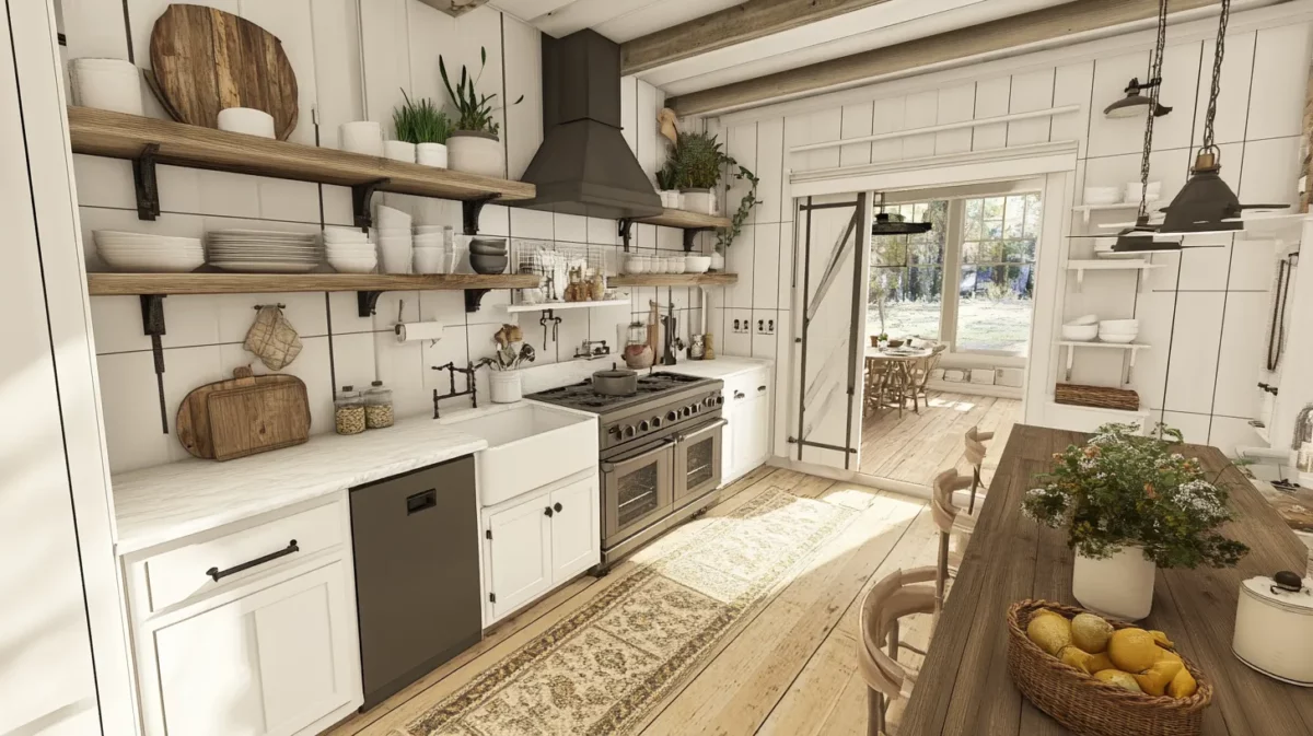 kitchen interior design with farmhouse fresh haven