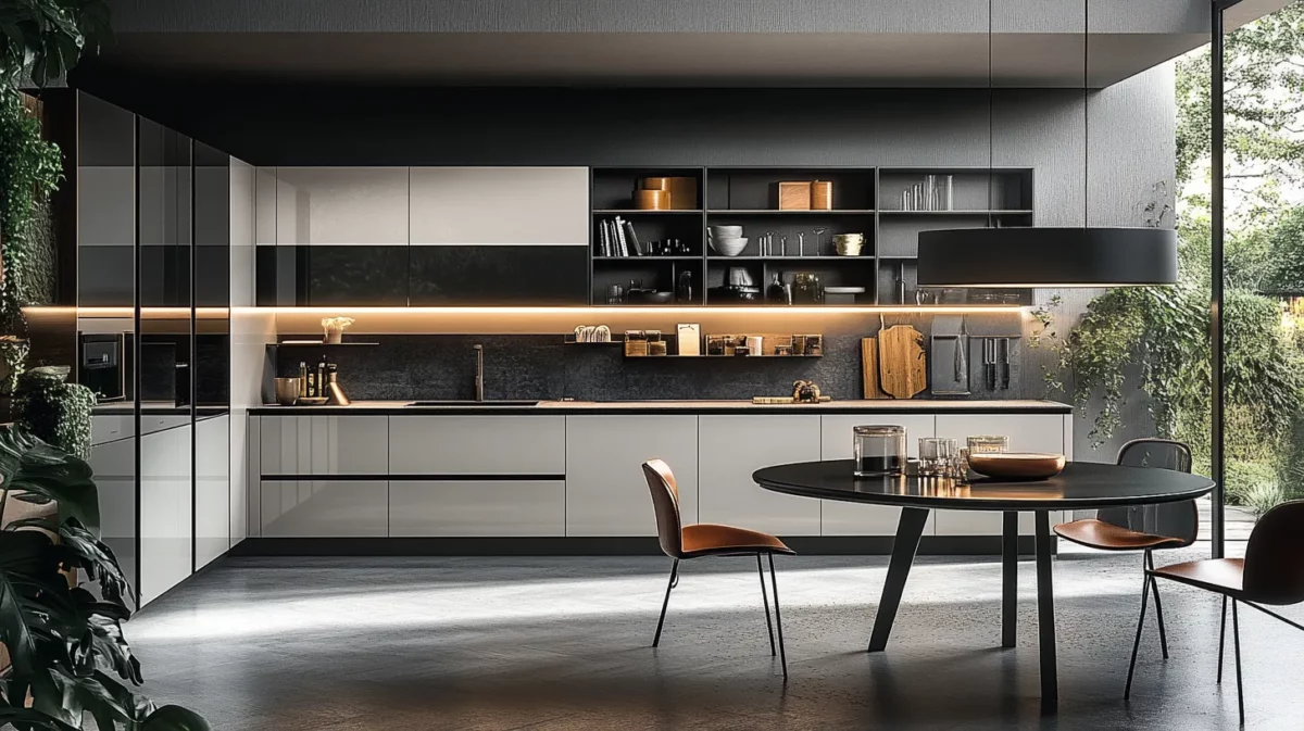 kitchen interior design with marvel of the modern minimalist