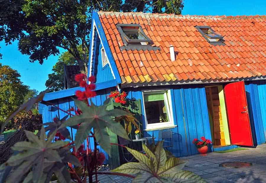 mangalore tiled roof of south indian village