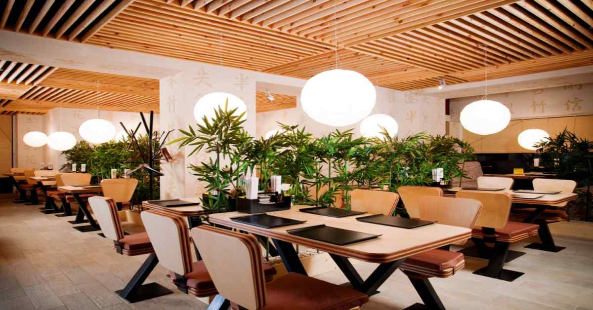 natural inspired restaurant interior design