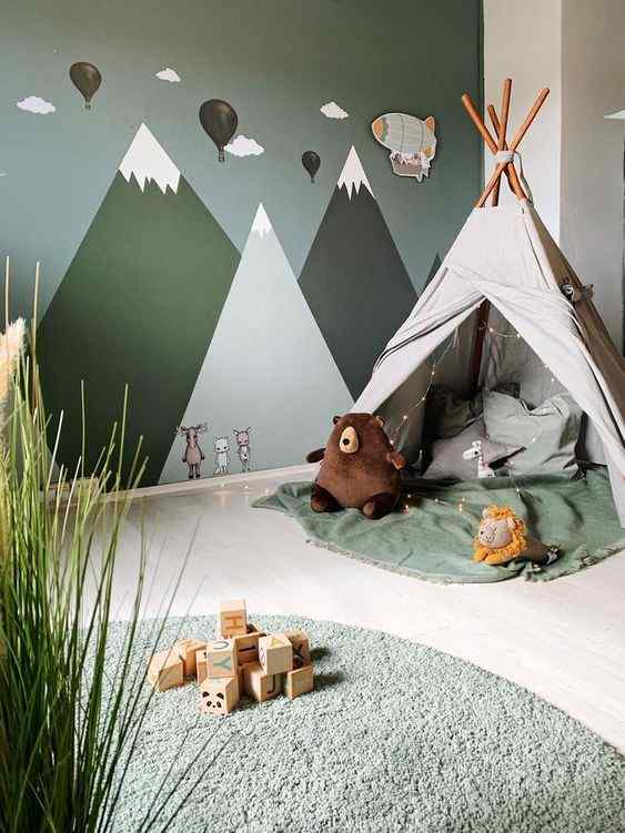 nature inspired decor for children room interiors