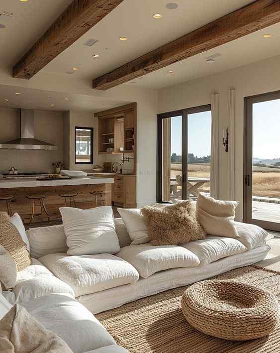 neutral colours living room interior design