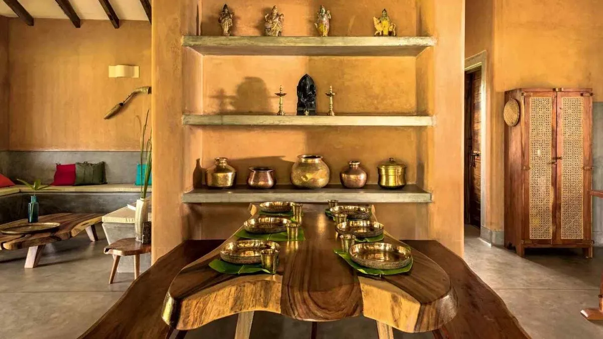 open kitchen in south indian village