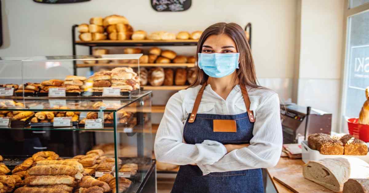 perfect colour palettes for small bakery interiors