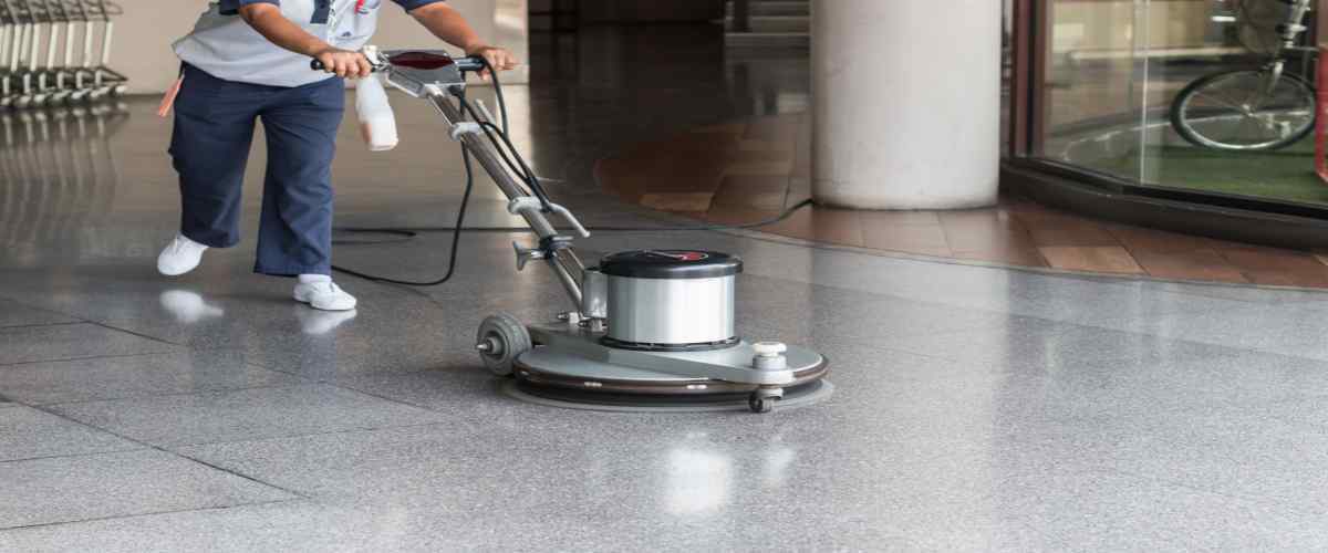 polishing and maintaining shine granite floor tiles