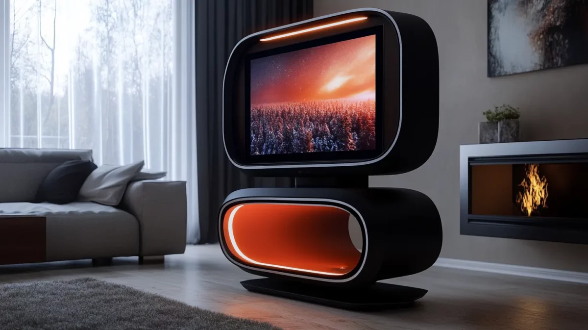 rotating tv unit design