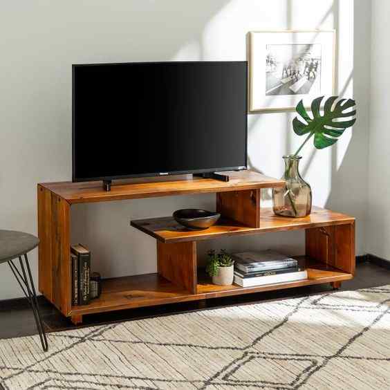 rustic farmhouse tv unit furniture design