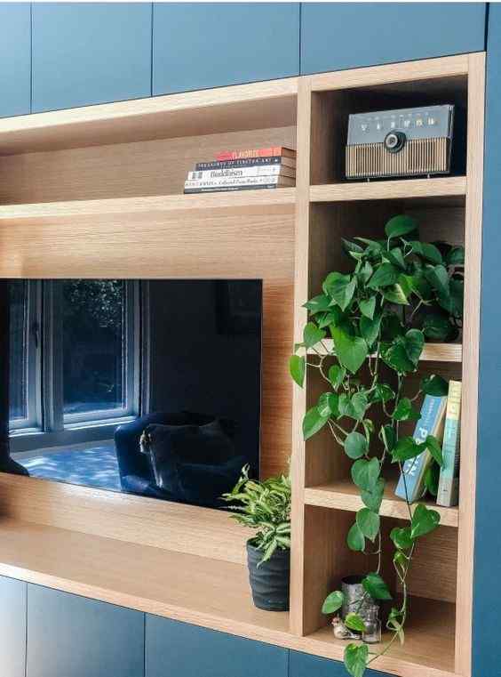 scandinavian style unit design for living room