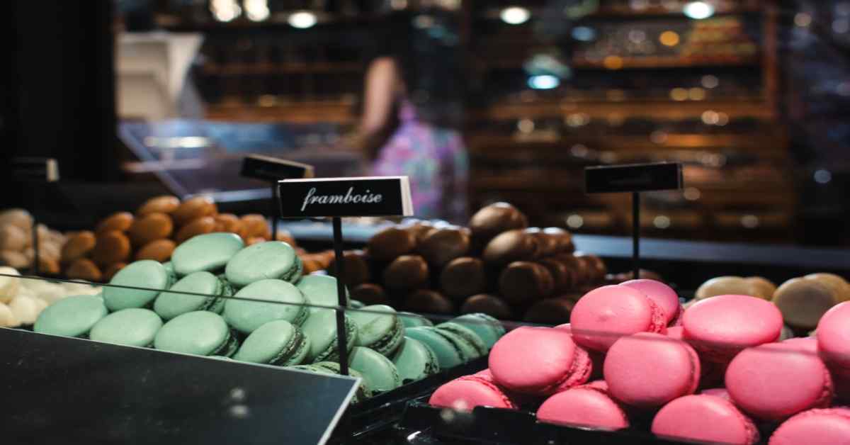 small bakery shop with artisanal display