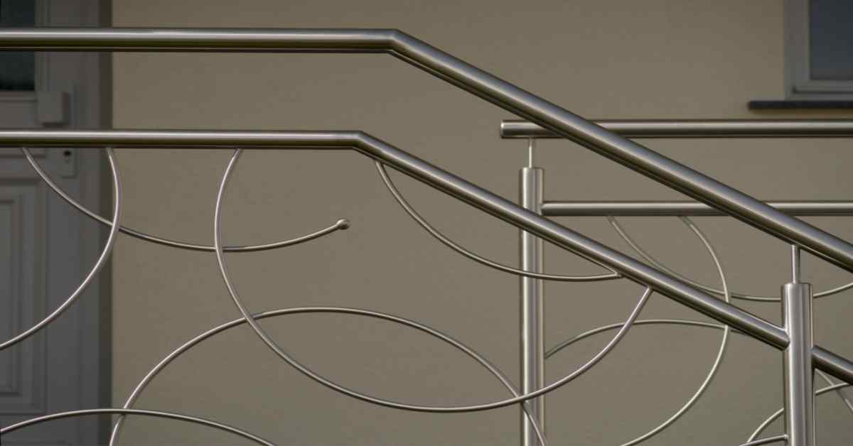 stainless steel railing design with glass