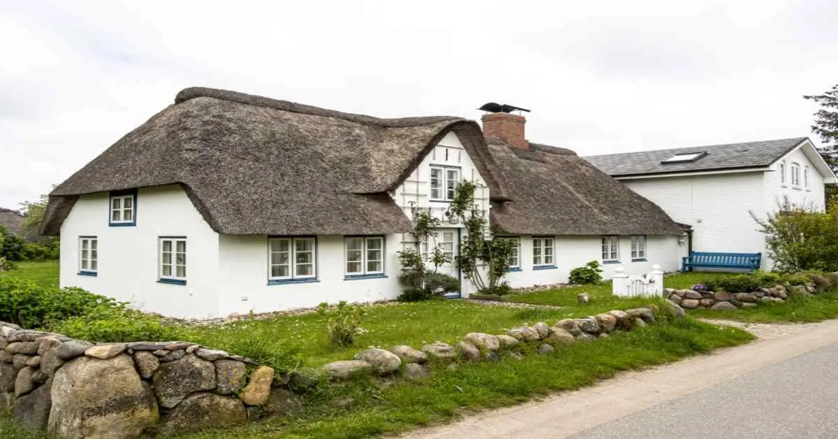 thatched roof cottage normal village house designs