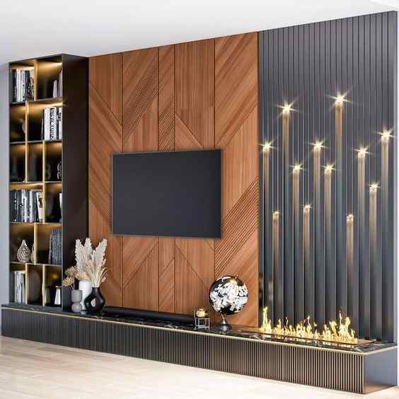 Wall-to-Wall  tv Unit interior Design