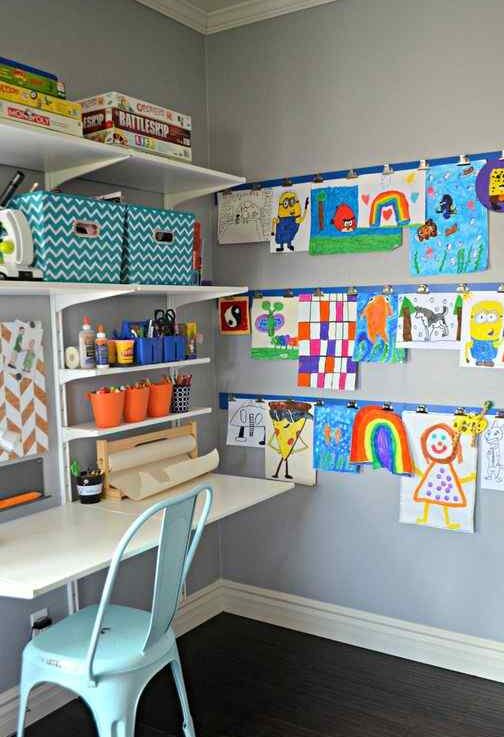 Art Displays child's room  interior desion