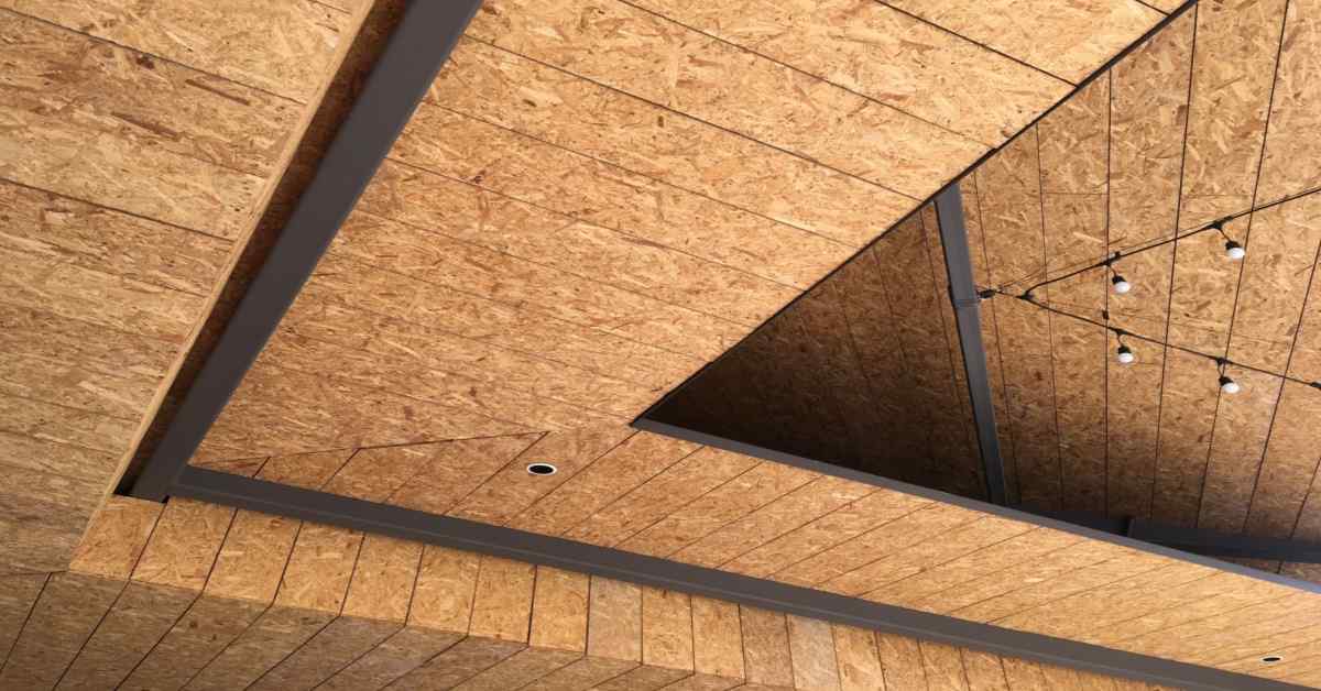 wood and black colour combination wooden false ceiling