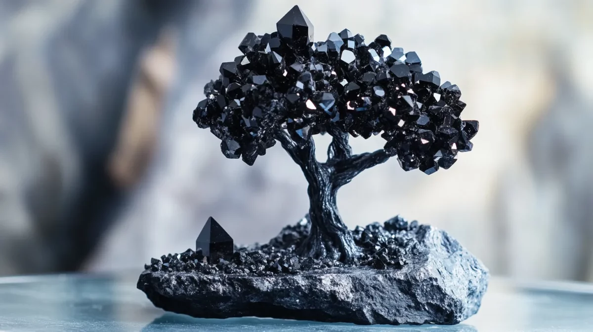 black tourmaline crystal tree vastu