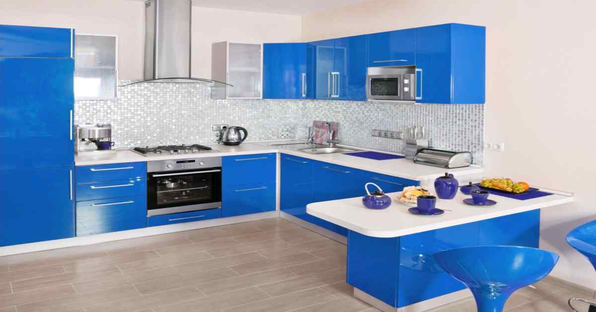 blue colour kitchen as per vastu