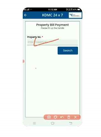 choosing the property bill kdmc property tax online official page