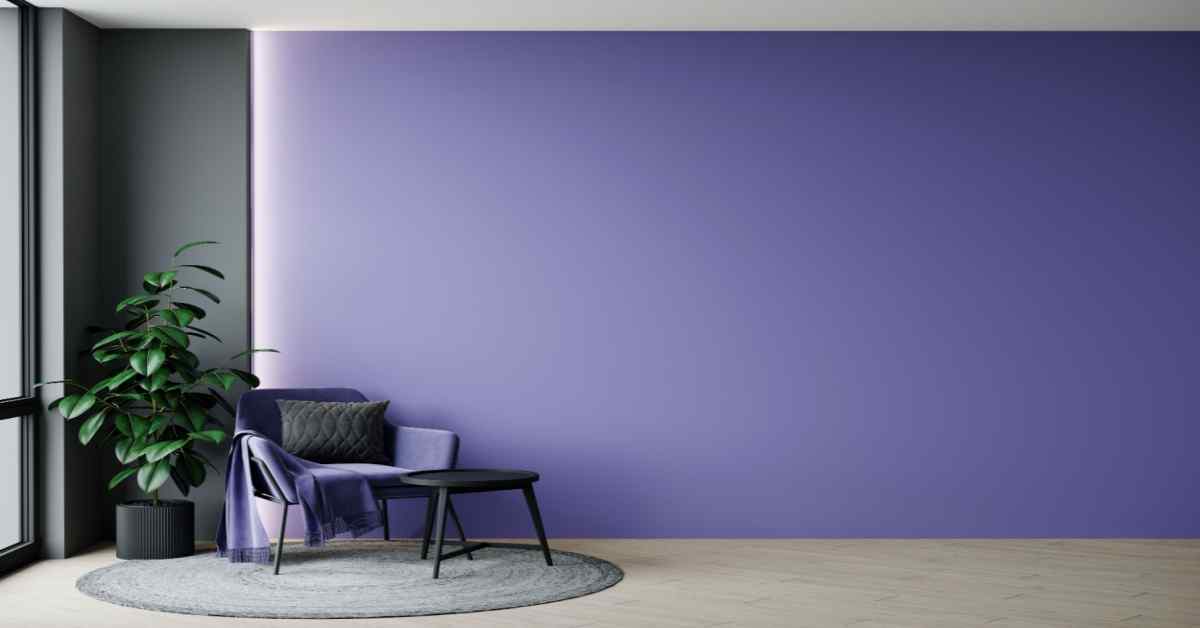 colour blocking wall painting design