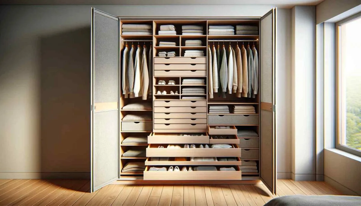 depth diverse drawer solutions for 2 door sliding wardrobe design