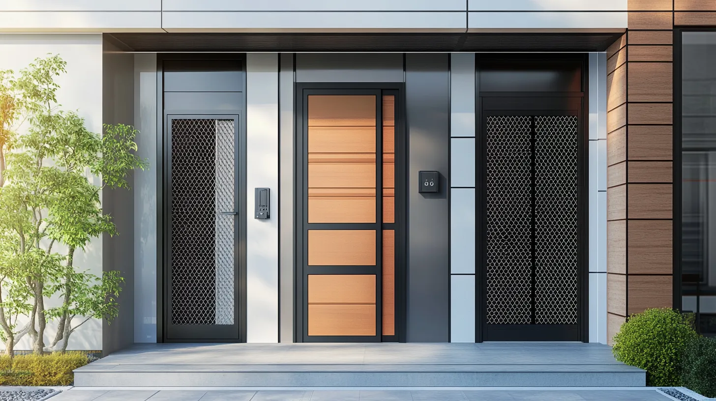 durable and secure modern safety door designs