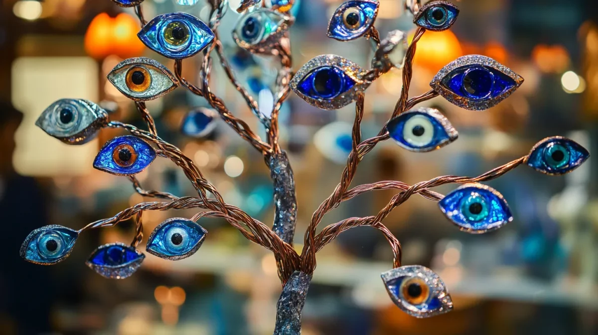 evil eye crystal tree vastu