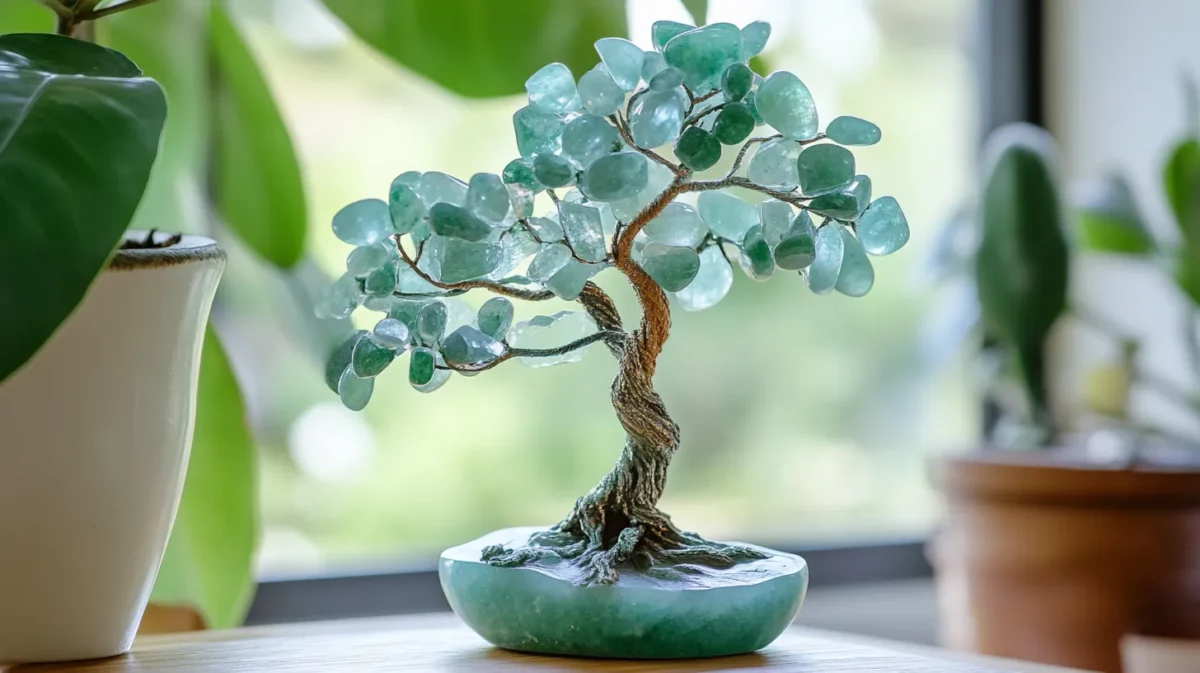 green aventurine crystal tree vastu