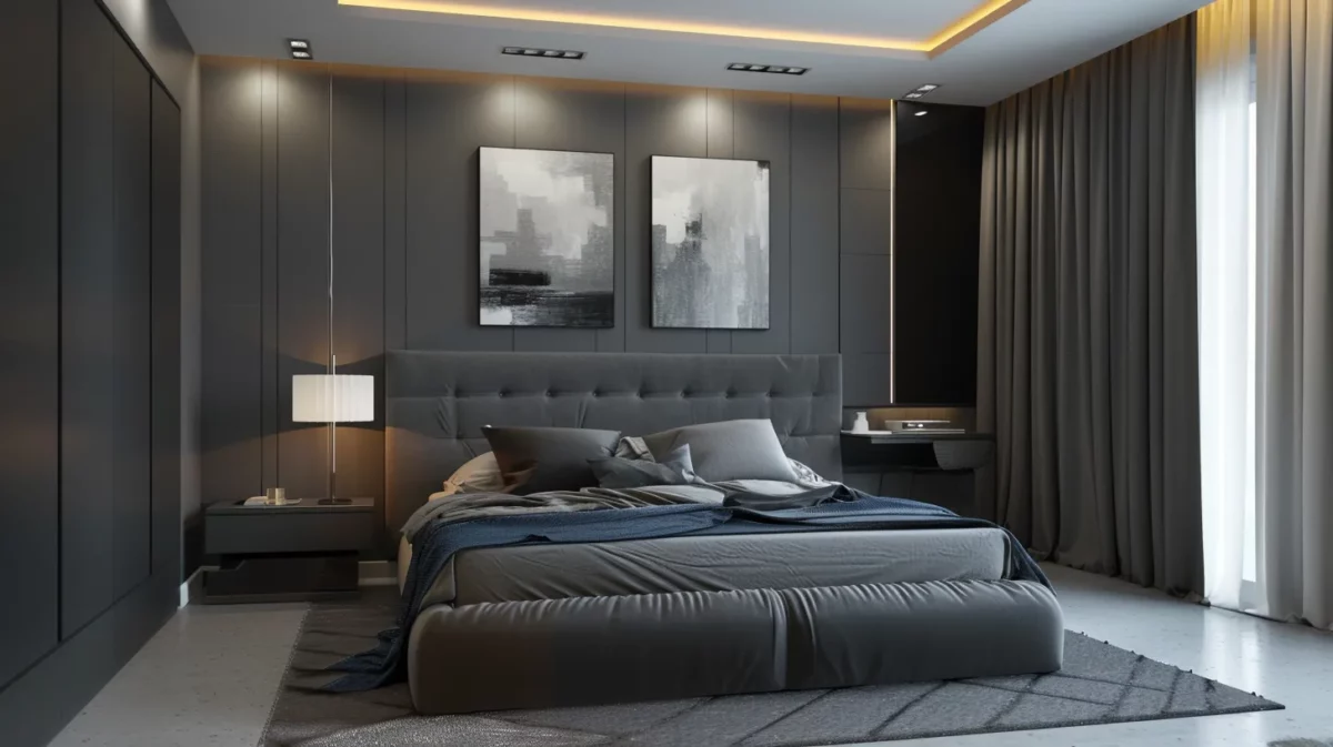 grey bedroom paint colour