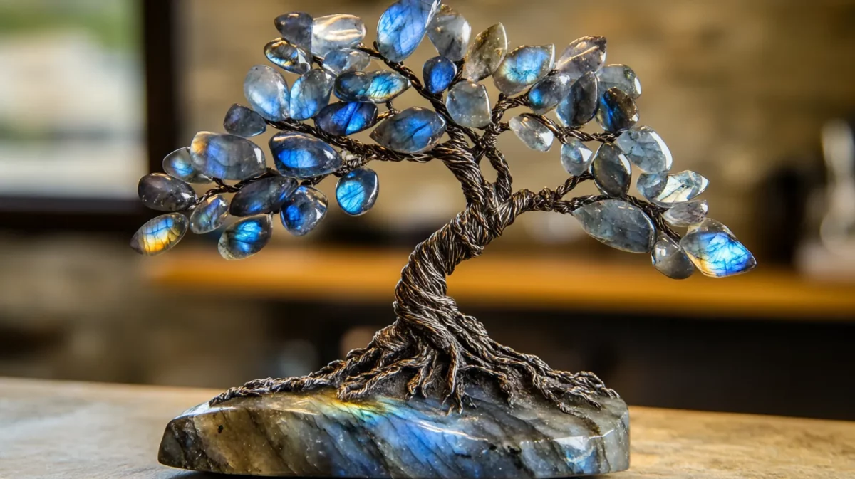 labradorite crystal tree vastu