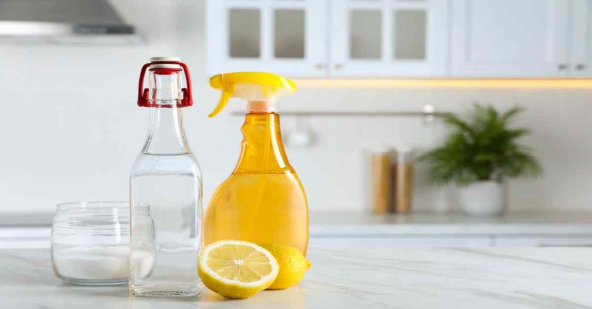 lemon juice to remove stains from mirrors