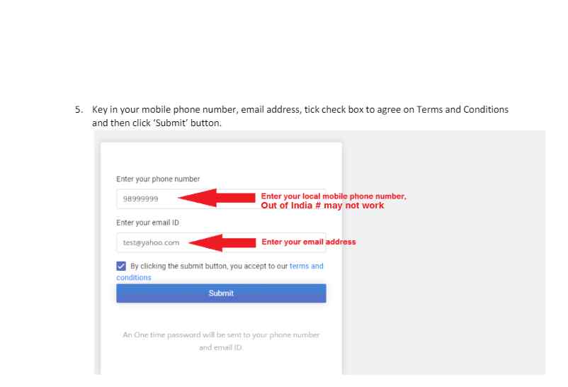 mobile number details in bda property tax online payment