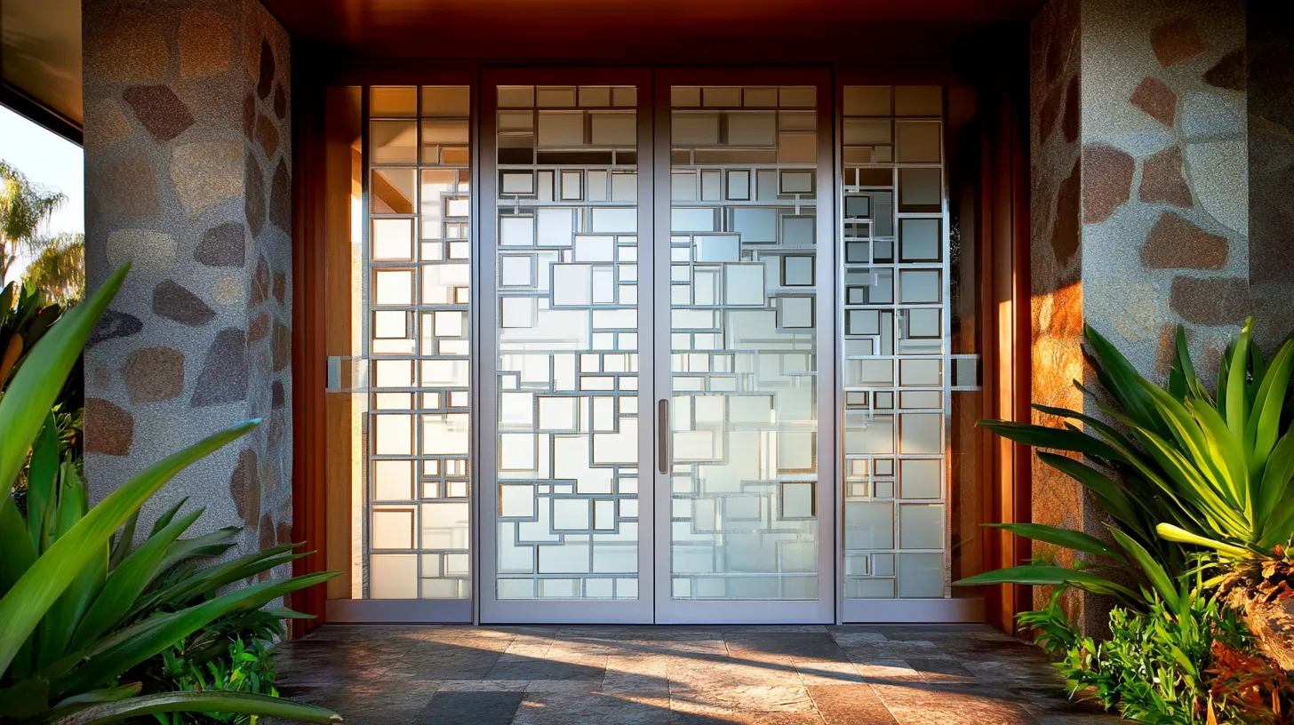 modern and safe glass door designs