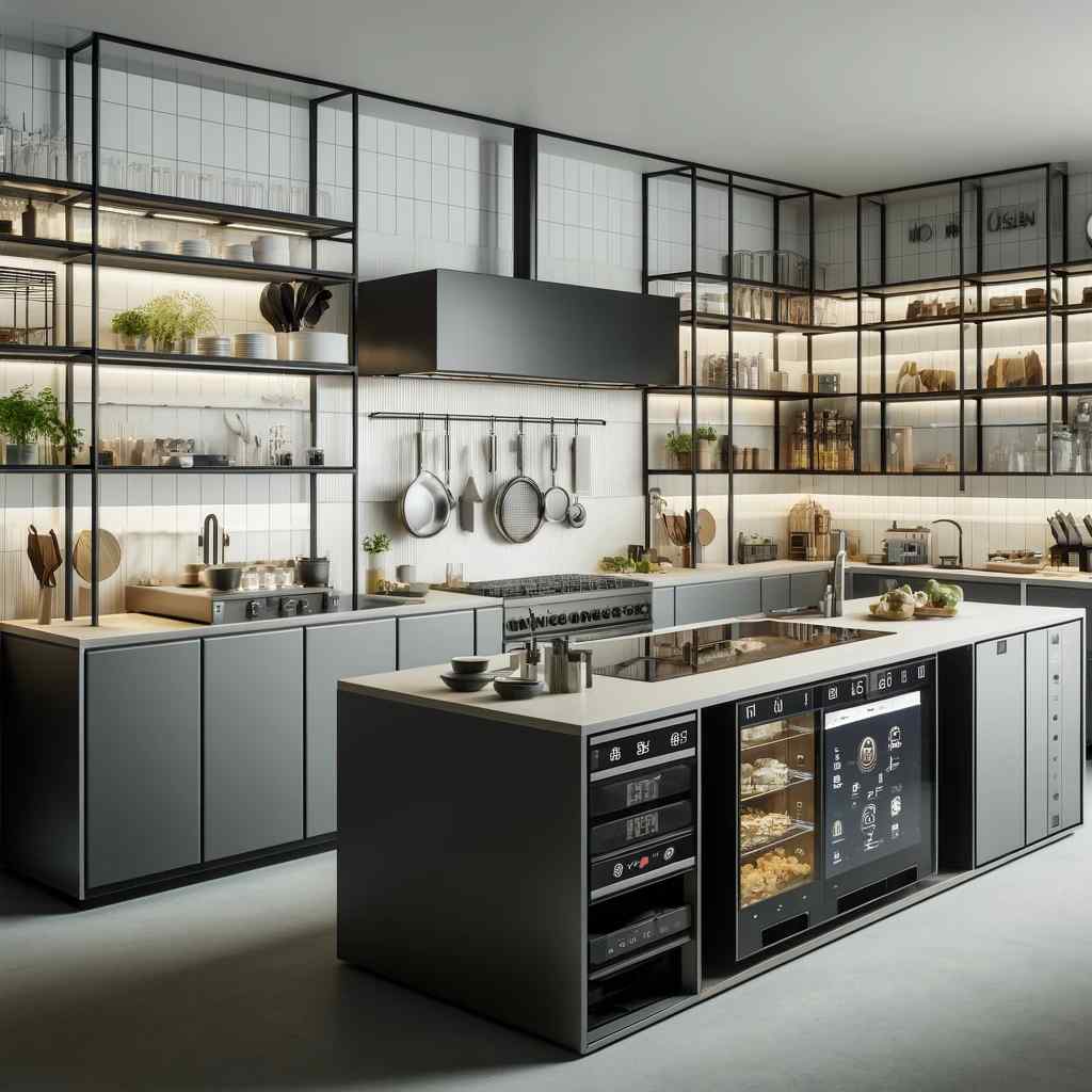 modern bistro kitchen design