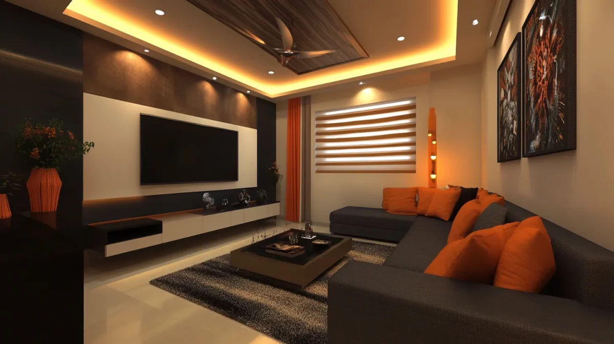 modern false ceiling design for drawing room