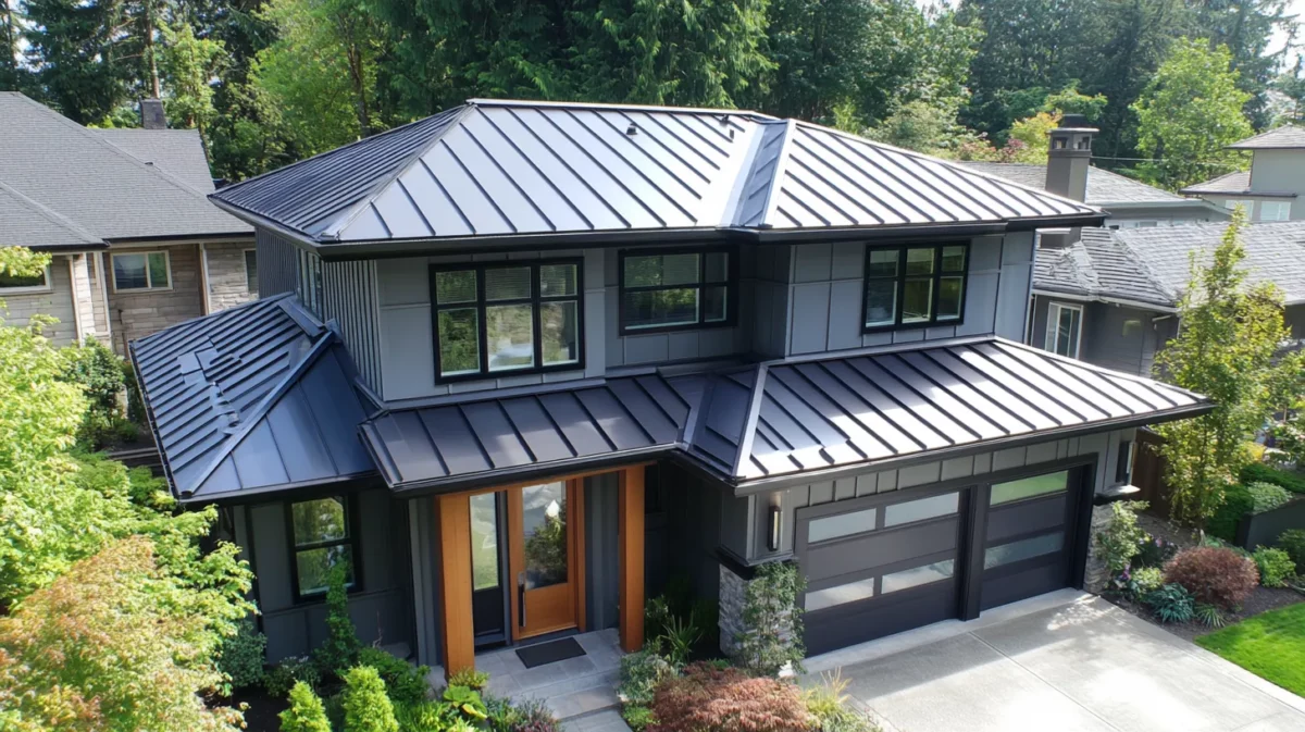 modern standing seam roof sheet design