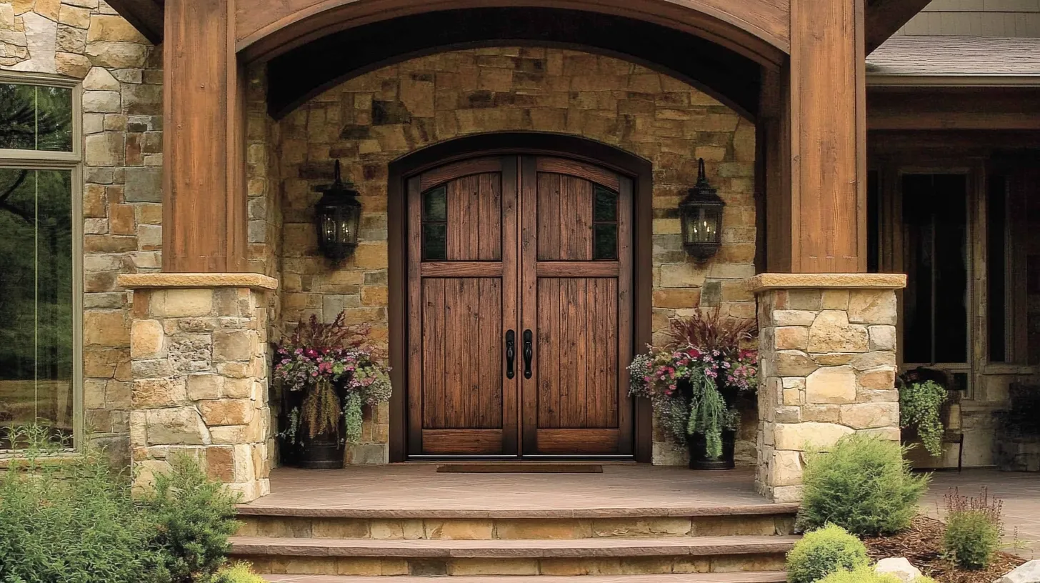 rustic charm modern safety door designs